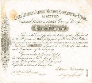 Saturn Silver Mining Co. of Utah, Limited